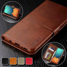 Load image into Gallery viewer, Leather Wallet Case for Xiaomi 12T 12X 11T Mi 11 Lite Poco M4 M3 X4 X3 Pro F3 Redmi 10C 9C 9A Note 11S 10 9S 8T Pro Flip Cover Card Holder Wallet Flip Protective Phone Case