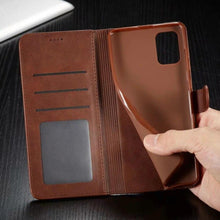 Load image into Gallery viewer, Leather Wallet Case for Xiaomi 12T 12X 11T Mi 11 Lite Poco M4 M3 X4 X3 Pro F3 Redmi 10C 9C 9A Note 11S 10 9S 8T Pro Flip Cover Card Holder Wallet Flip Protective Phone Case