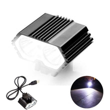 Load image into Gallery viewer, LED Bike Light Waterproof Bicycle Light USB Rechargeable Headlight Outdoor Cycling Front Lamp Cycling Front Lamp Bike Headlight For Mountain Road And City Bicycle