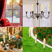 Load image into Gallery viewer, LED Candles Light Flameless Remote Control For Home Dinner Party Christmas Tree Candle LED Flameless Taper Candles Flickering with Remote Timer Battery Operated Waterproof Christmas Tree Candles Warm White Window Candles Decoration Lamp Light New Years
