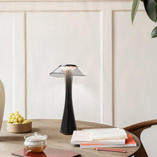 Load image into Gallery viewer, LED Desk Lamp Dimmable Protection Eyes USB Charging Smart Touch Switch Bedside Lamps Transparent Crystal Creative Table Light Decorative Table Lamp Cute Study Lamps for Bedroom Décor