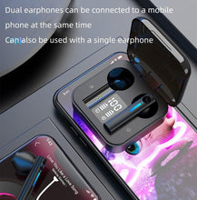 Load image into Gallery viewer, LED Display Bluetooth 5.0 Wireless Headphone Magnetic 9D Stereo Sound Earbud Sports Easy Pairing Earphone With Microphone Bluetooth In Ear Built-in Mic Headset For Sport Black Headphones Wireless Light Weight Design