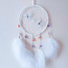 Load image into Gallery viewer, LED Dream Catcher Lamp Flying Wind Chimes Lighting Dream-catcher Handmade Ornaments Traditional Gifts Feather Pendant Romantic Creative Wall Hanging Home Wall Decoration Ornament Craft Native American Style