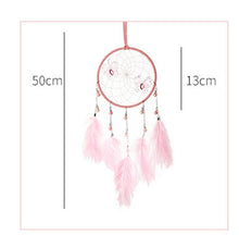 Load image into Gallery viewer, LED Dream Catcher Lamp Flying Wind Chimes Lighting Dream-catcher Handmade Ornaments Traditional Gifts Feather Pendant Romantic Creative Wall Hanging Home Wall Decoration Ornament Craft Native American Style