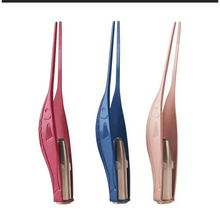 Load image into Gallery viewer, LED Flashlight Stainless Steel Tweezers Ear Pick Clean Colorful Tweezers Tool Hair Removal Care