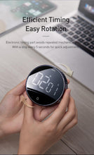 Load image into Gallery viewer, LED Magnetic Digital Timer For Kitchen Cooking Countdown Alarm Clock Digital Kitchen Timer, Large Magnetic LED Countdown Timer with Constant Light Function for classrooms 3-Level Volume Quiet Egg Timer for Children Electronic Cooking Countdown Timer