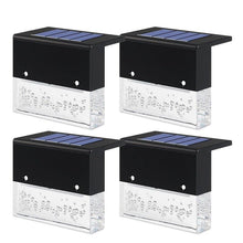 Load image into Gallery viewer, LED Solar Fence Light Outdoor Courtyard Home Garden Decoration Light RGB Waterproof Plywood Lights Decorative Table Lamp Cute Study Lamps for Bedroom Décor