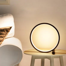 Load image into Gallery viewer, LED Table Lamp Bedroom Bedside Lamp Round Acrylic Living Room Lamp Reading Lamp Black/white Touch Control Dimmable Night Light Decorative Table Lamp Cute Study Lamps for Bedroom Décor