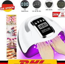 Load image into Gallery viewer, LED UV Gel Nail Curing Lamp