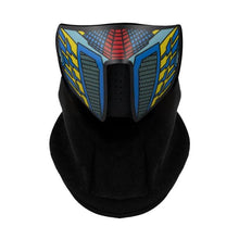 Load image into Gallery viewer, LED Warm Headgear ED Face Mask Party Masks Light Up Dance Halloween Cosplay Easter Rave Mask Luminous Costume Washable Foldable Luminous Cool Party Mask Activated Light Up Mask Led Music Party Mask Led Music Mask for Festival Party