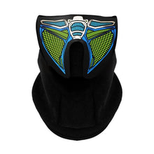 Load image into Gallery viewer, LED Warm Headgear ED Face Mask Party Masks Light Up Dance Halloween Cosplay Easter Rave Mask Luminous Costume Washable Foldable Luminous Cool Party Mask Activated Light Up Mask Led Music Party Mask Led Music Mask for Festival Party