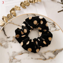 Load image into Gallery viewer, Leopard Velvet Scrunchies Hair Accessories For Women Girl Elastic Hair Ring Hair tie Ponytail Holder Rubber Hair Band Ponytail Holder Accessories for Women And Girls