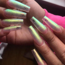 Load image into Gallery viewer, Letter 3D Decals Nail Art Stickers English Old Font Black Number Tattoo Nails Design Water Sliders Manicure Decoration 3D Nail Supplies Holographic Old English Character Nail Self-Adhesive Sticker English Font Design Manicure Decorations Accessories