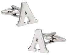 Load image into Gallery viewer, Letter A Cufflinks