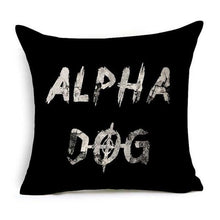 Load image into Gallery viewer, Letter Love Home Cushion Covers Cotton Linen Black White Pillow Cover I Love You Forever and Always Throw Pillow Case Love Letter Pillow Cushion Covers Fashion Home Decor Cover Sofa Bed Nordic Decorative Pillow Case 45x45CM