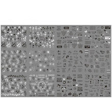 Load image into Gallery viewer, Letter Nail Water Decals With Inscriptions Sexy Girl Black White Tattoo Slider English Alphabet Nail Decals Adhesive Letter 3D Nail Art Stickers for Women Girls Nail Decoration Manicure for Women Decorations Birthday Party Favor Gift