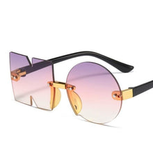 Load image into Gallery viewer, Letter NO Party Rimless Irregular Design Sunglasses For Men/Women Fashionable NO Sunglasses for Kids Oversize & Irregular Design Frameless Polygon Glasses For Children
