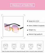 Load image into Gallery viewer, Letter NO Party Rimless Irregular Design Sunglasses For Men/Women Fashionable NO Sunglasses for Kids Oversize & Irregular Design Frameless Polygon Glasses For Children