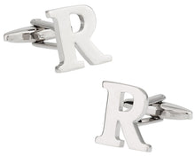 Load image into Gallery viewer, Letter R Cufflinks