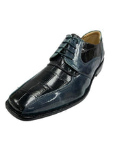 Load image into Gallery viewer, LIBERTYZENO Men's Leather Croco Print Oxford Two Toned Dress Shoes