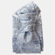 Load image into Gallery viewer, Montecarlo - Silk Jacquard Tie - Blue