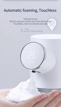 Load image into Gallery viewer, Liquid Soap Dispensers USB Rechargeable Temperature Display Automatic Dispenser Soap Foam Hand Sanitizer Machine Automatic Foaming Soap Dispenser Touchless Rechargeable Sensor Hand Soap Dispenser With Display Suitable For Bathrooms Kitchens Restaurant
