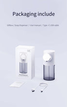 Load image into Gallery viewer, Liquid Soap Dispensers USB Rechargeable Temperature Display Automatic Dispenser Soap Foam Hand Sanitizer Machine Automatic Foaming Soap Dispenser Touchless Rechargeable Sensor Hand Soap Dispenser With Display Suitable For Bathrooms Kitchens Restaurant