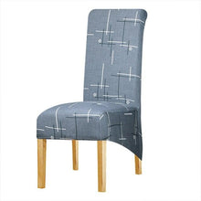 Load image into Gallery viewer, Long Backrest High Elastic Chair Cover European Backrest Seat Cover Home Washable Living Room Restaurant Hotel Party Banquet Dining Chair Cover Stretch Chair Slipcover, Spandex Elastic Removable Washable Chair Seat Covers Protector for Dining Room