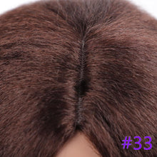 Load image into Gallery viewer, Long Kinky Straight Synthetic Wigs for Black Women Black Brown Blonde Ginger Red White Hair Afro Wigs Synthetic Hair Wigs For Black Women Cosplay Wigs For Women