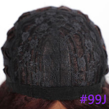 Load image into Gallery viewer, Long Kinky Straight Synthetic Wigs for Black Women Black Brown Blonde Ginger Red White Hair Afro Wigs Synthetic Hair Wigs For Black Women Cosplay Wigs For Women