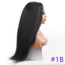 Load image into Gallery viewer, Long Kinky Straight Synthetic Wigs for Black Women Black Brown Blonde Ginger Red White Hair Afro Wigs Synthetic Hair Wigs For Black Women Cosplay Wigs For Women