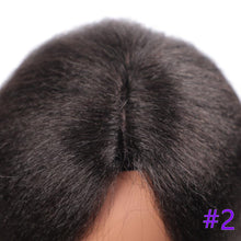 Load image into Gallery viewer, Long Kinky Straight Synthetic Wigs for Black Women Black Brown Blonde Ginger Red White Hair Afro Wigs Synthetic Hair Wigs For Black Women Cosplay Wigs For Women