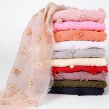 Load image into Gallery viewer, Long Lightweight Soft Solid Color Chiffon Scarfs Muslim Headscarf Hijab Scarf Shawls Wraps Hijab For Women 70*180cm