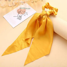Load image into Gallery viewer, Long Ribbon Women Ponytail Scrunchies Scarf Elastic Hair Band Knotted Streamer Hair Ties Silky Satin Hair Rope Ponytail Holder Accessories for Women