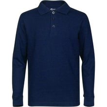 Load image into Gallery viewer, Boys/ Unisex Long Sleeve Pique Polo Shirt