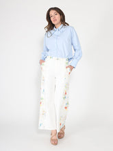 Load image into Gallery viewer, Long Sleeve Shirt Button Down Sequin Embellished