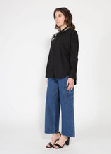 Load image into Gallery viewer, Long Sleeve Shirt Button Down Sequin Embellished