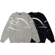Load image into Gallery viewer, Loose Jacquard Round Neck Sweater | For Men - # BOAA13510049 & BOAA12510013