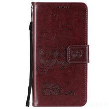 Load image into Gallery viewer, Love Couple Leather Case For iPhone 12 11 Pro mini Phone Flip Wallet Soft Cover Shockproof Floral Cute Modern Leather Wallet Phone Case For iPhone