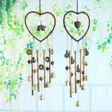 Load image into Gallery viewer, Love Shape Wind Chimes Metal Tube Bell Wind-chimes Decor Hanging Ornaments Dream-catcher Home Garden Decor Hanging Ornaments Craft Gifts For Mom Birthday Celebration