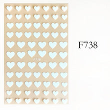 Load image into Gallery viewer, Lovely Stars Geometry 3D Nails Art Sticker Gold Silver Rose gold Ornaments self-Adhesive Sliders Manicure Accessories Decoration for Women Girls Art Stickers Decal Decoration Metallic Curve Strip Line Nail