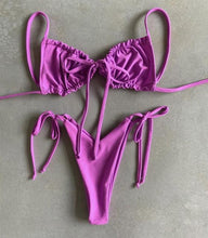 Load image into Gallery viewer, Low Waist Bikini Triangle Swimwear Female String Swimsuit Women Two Piece Swimsuit Swimwear Halter String Triangle Bikini Sets Women Print 2 Piece Suit Push Up Bathing Suit Swim Suit New