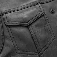 Load image into Gallery viewer, Lowside Men's Motorcycle Leather Vest