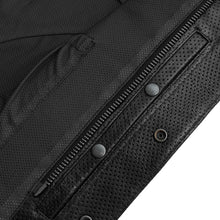 Load image into Gallery viewer, Lowside Men's Perforated Motorcycle Leather Vest