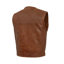Load image into Gallery viewer, Lowside Men's Perforated Motorcycle Leather Vest