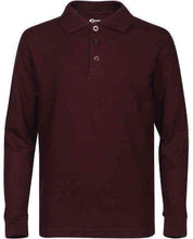 Load image into Gallery viewer, Toddlers Long Sleeve Pique Polo Shirt - Single