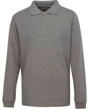 Load image into Gallery viewer, Toddlers Long Sleeve Pique Polo Shirt - Single