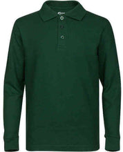 Load image into Gallery viewer, Toddlers Long Sleeve Pique Polo Shirt - Single