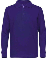 Load image into Gallery viewer, Toddlers Long Sleeve Pique Polo Shirt - Single