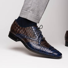 Load image into Gallery viewer, Luciano Navy / Brown